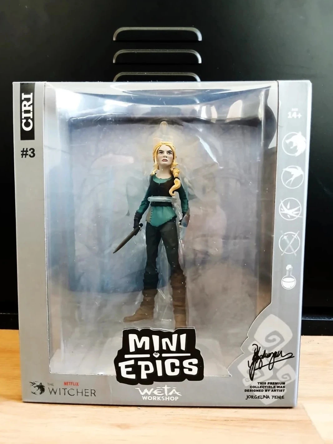 Figurine Mini Epics Ciri of Cintra The Witcher Netflix Weta Workshop 15 cm
